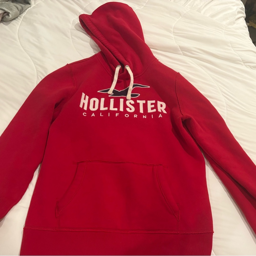 Hollister Vibrant Red Sweatshirt